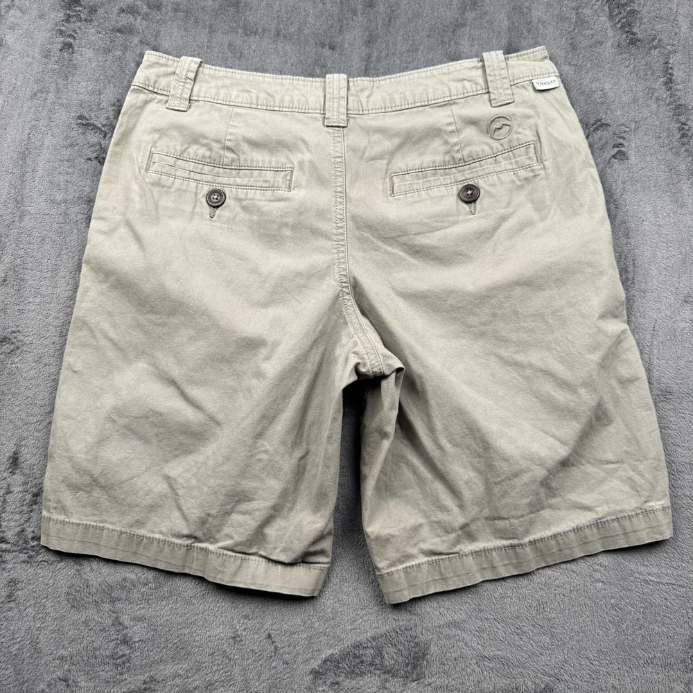 Magellan Outdoors Chino Shorts Mens 30W Khaki Tan Stretch Cotton Excellent